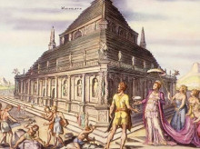 Копия картины "mausoleum of halicarnassus" художника "ван хемскерк мартен"