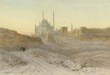 Картина "the citadel and mosque of mehemet-ali, cairo" художника "варли ii джон"