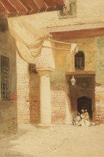 Картина "at rosetta, lower egypt" художника "варли ii джон"
