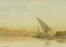 Картина "on the nile at keneh" художника "варли ii джон"