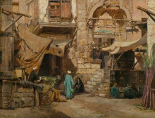 Копия картины "mosque of mohammed bey, cairo" художника "варли ii джон"