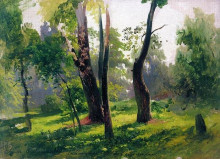 Копия картины "деревья" художника "васильев фёдор"