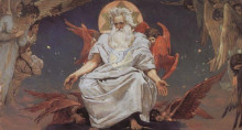 Копия картины "god of hosts" художника "васнецов виктор"