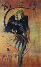 Репродукция картины "гамаюн, птица вещая" художника "васнецов виктор"