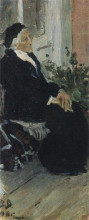 Репродукция картины "m.i. ryazantseva" художника "васнецов виктор"