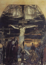Репродукция картины "crucifixion" художника "васнецов виктор"