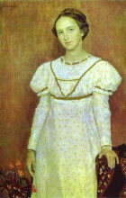 Копия картины "portrait of olga poletayeva" художника "васнецов виктор"