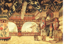 Репродукция картины "berendei palace" художника "васнецов виктор"