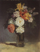 Репродукция картины "bouquet. abramtzevo" художника "васнецов виктор"