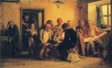 Копия картины "tea drinking in a tavern" художника "васнецов виктор"
