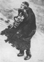 Копия картины "winter" художника "васнецов виктор"