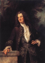 Картина "portrait of a gentleman" художника "ватто антуан"