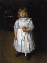 Картина "portrait of cara" художника "вейр джулиан олден"