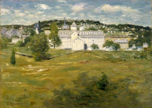 Копия картины "willimantic thread factory" художника "вейр джулиан олден"