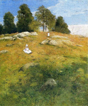 Картина "summer afternoon, shinnecock landscape" художника "вейр джулиан олден"