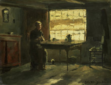 Копия картины "farm interior" художника "вейсенбрух иохан хендрик"