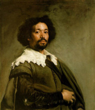Копия картины "портрет хуана де парехи" художника "веласкес диего"