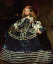 Репродукция картины "portrait of the infanta margarita" художника "веласкес диего"