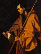Копия картины "saint thomas" художника "веласкес диего"