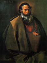 Копия картины "святой павел" художника "веласкес диего"