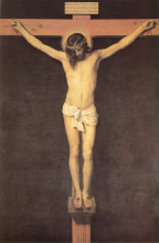 Репродукция картины "christ on the cross" художника "веласкес диего"