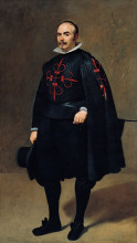 Репродукция картины "portrait of pedro de barberana y aparregui" художника "веласкес диего"