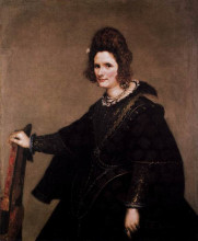 Копия картины "portrait of a lady" художника "веласкес диего"
