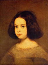 Картина "portrait of a little girl" художника "веласкес диего"