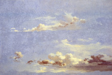 Репродукция картины "estudio de nubes" художника "веласко хосе мария"