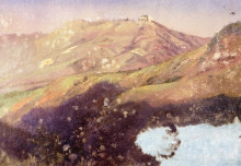 Копия картины "paisaje con monta&#241;as" художника "веласко хосе мария"