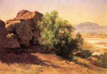 Репродукция картины "rocas del tepeyac" художника "веласко хосе мария"
