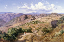 Репродукция картины "vista de guelatao" художника "веласко хосе мария"