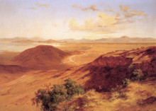 Картина "valle de m&#233;xico desde el cerro de santa isabel" художника "веласко хосе мария"