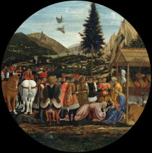 Копия картины "the adoration of the magi" художника "венециано доменико"