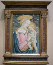 Картина "madonna and child" художника "венециано доменико"
