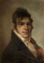 Репродукция картины "portret of a.i. bibikov" художника "венецианов алексей"