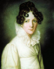Репродукция картины "portrait of natalia pavlovna stroganova" художника "венецианов алексей"