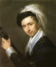 Копия картины "portret of i.v. bugaevskiy-blagodarniy" художника "венецианов алексей"