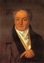 Картина "portrait of p. i. milyukov" художника "венецианов алексей"