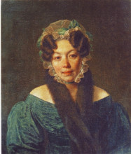Копия картины "portrait of m. m. philosophova" художника "венецианов алексей"
