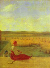 Копия картины "harvesting. summer" художника "венецианов алексей"