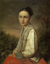 Картина "portret of v.s. putyatina" художника "венецианов алексей"