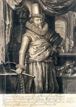 Репродукция картины "portrait of frederick hendrick, prince of orange nassau" художника "венне адриан ван де"