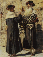 Копия картины "two jews" художника "верещагин василий"