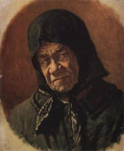 Копия картины "beggar, ninety six years old" художника "верещагин василий"