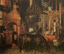 Копия картины "at the assumption cathedral" художника "верещагин василий"