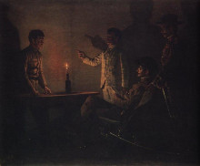 Репродукция картины "interrogation of the renegade" художника "верещагин василий"