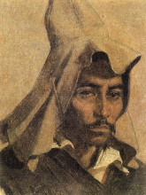 Картина "kazakh with his national headdress" художника "верещагин василий"