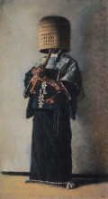 Копия картины "japanese beggar" художника "верещагин василий"