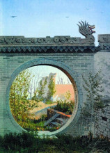Картина "садовая калитка в чугучаке" художника "верещагин василий"